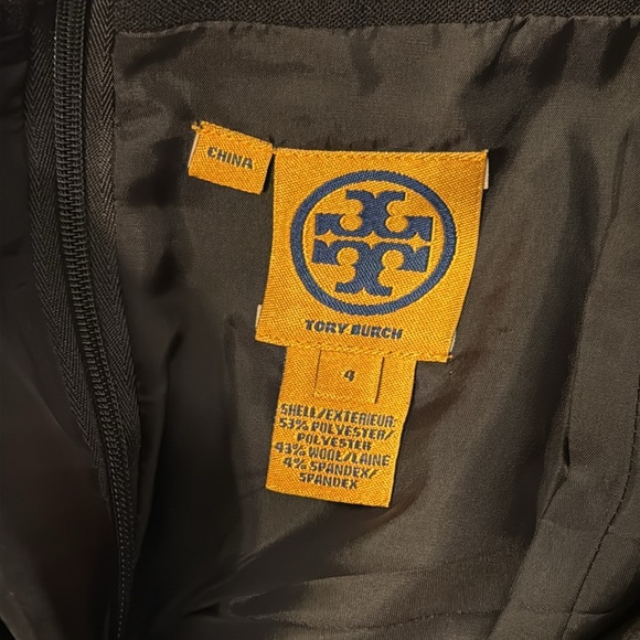 Tory Burch Women’s 4 A Line Wool Midi Skirt Pockets - Picture 4 of 4